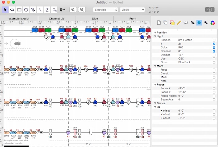 screen shot showing the 4 window types